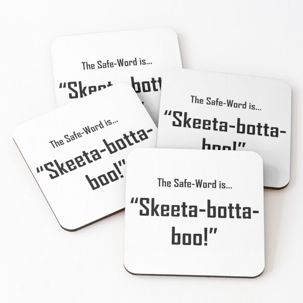 Item preview, Safe Words "Skeeta-botta-boo!" - Black Lettering designed and sold by cousinbessie.