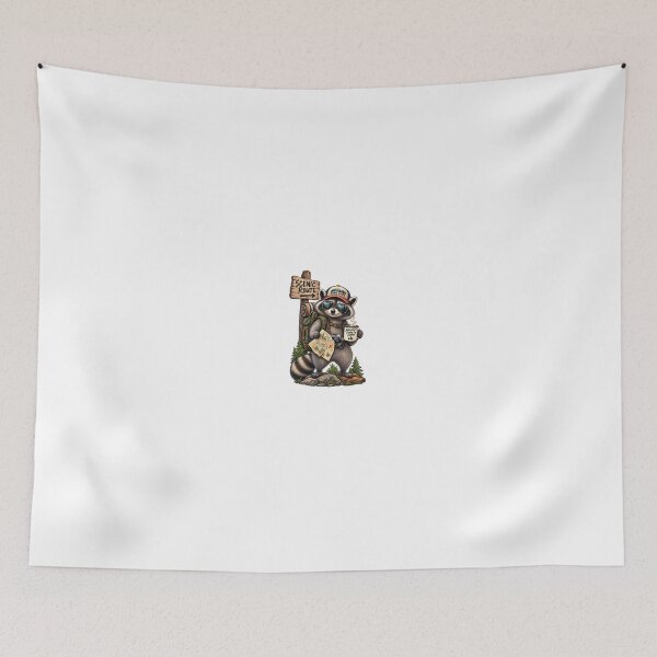 Item preview, Scenic Route Raccoon Adventure Fueled by Coffee designed and sold by BrandonArtWorld.
