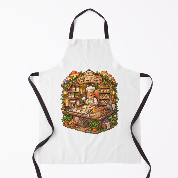 Item preview, Squirrel’s Sweet Treats & Cookie Shop | Magical Woodland Bakery | Cute Squirrel Baker designed and sold by MrDev.