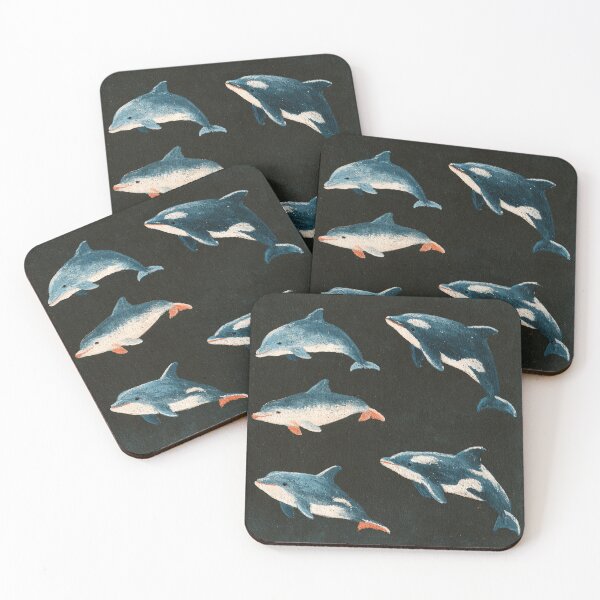 Item preview, Drawn Dolphins designed and sold by chill-a-lot.