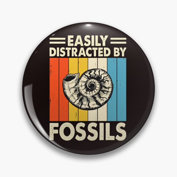 Item preview, Vintage Ammonite Fossil Retro Stripes Distracted Fossils designed and sold by bisardpeak6.