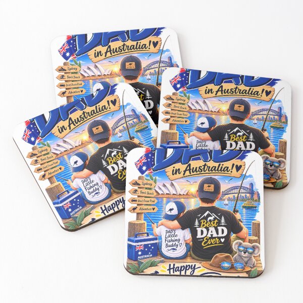 Item preview, Copy of Australian Dad Happy Father’s Day designed and sold by JANAWIYSTUDIO.