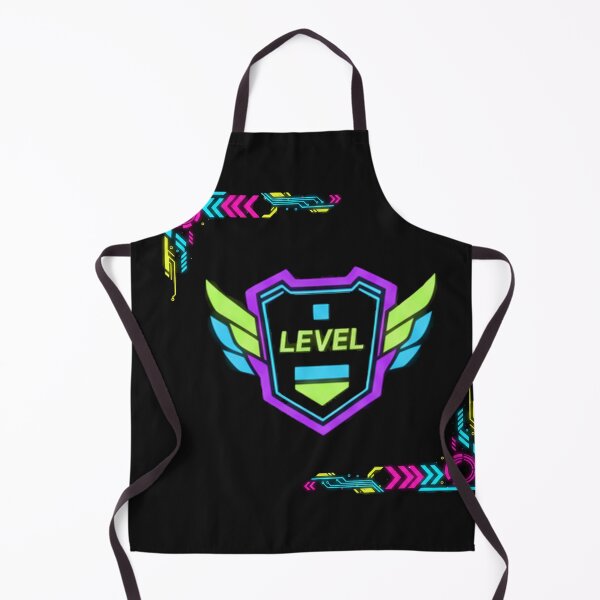 Item preview, Level Up – Neon Gamer Badge designed and sold by Revyra Design .