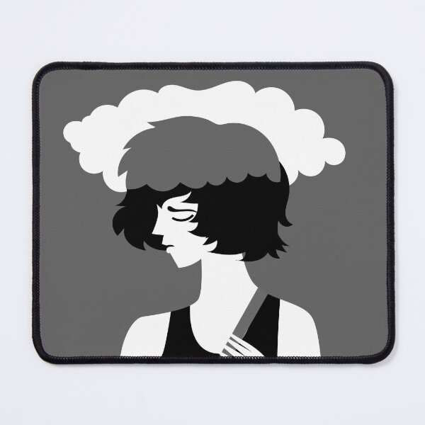 Item preview, woman with brain fog and a cloud over her head designed and sold by matintheworld ( delcarmat ).