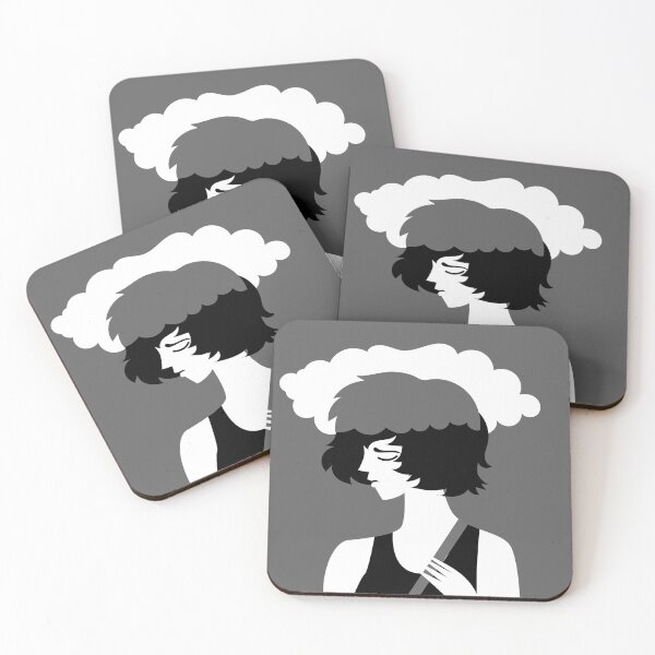 Item preview, woman with brain fog and a cloud over her head designed and sold by matintheworld ( delcarmat ).