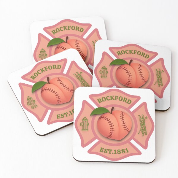 Item preview, Rockford Peaches Rockford Fire Department Maltese Cross designed and sold by FireEMSDesigns.