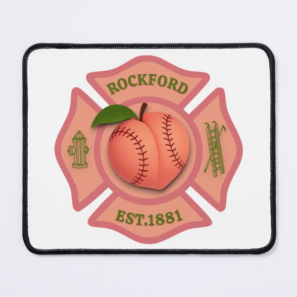 Item preview, Rockford Peaches Rockford Fire Department Maltese Cross designed and sold by FireEMSDesigns.