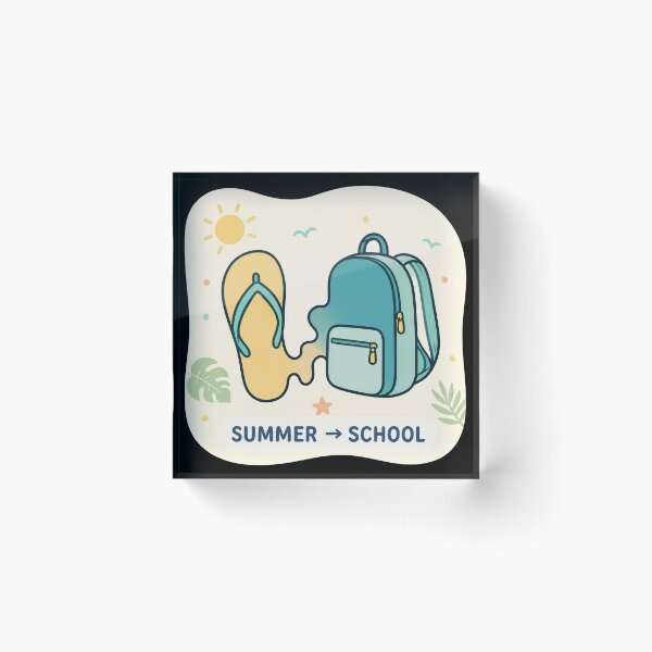 Item preview, End of Summer Back to School designed and sold by VYRON STUDIO.