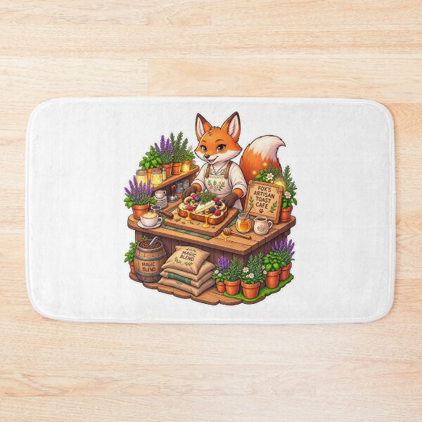 Item preview, Fox’s Artisan Toast Café | Magical Woodland Fox Café | Herbal Honey & Berry Toast designed and sold by MrDev.