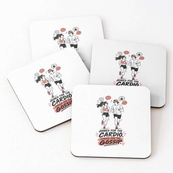 Item preview, Joined For The Cardio. Stayed For The Gossip. designed and sold by RunningWhiskers.