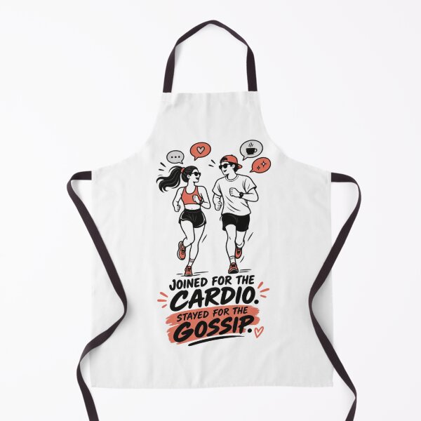 Item preview, Joined For The Cardio. Stayed For The Gossip. designed and sold by RunningWhiskers.