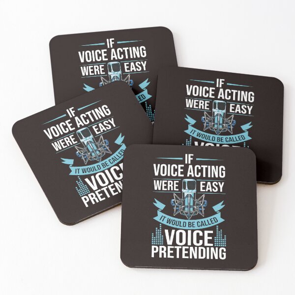 Item preview, Voice Acting Easy Pretending Microphone Funny Quote designed and sold by bisardpeak6.