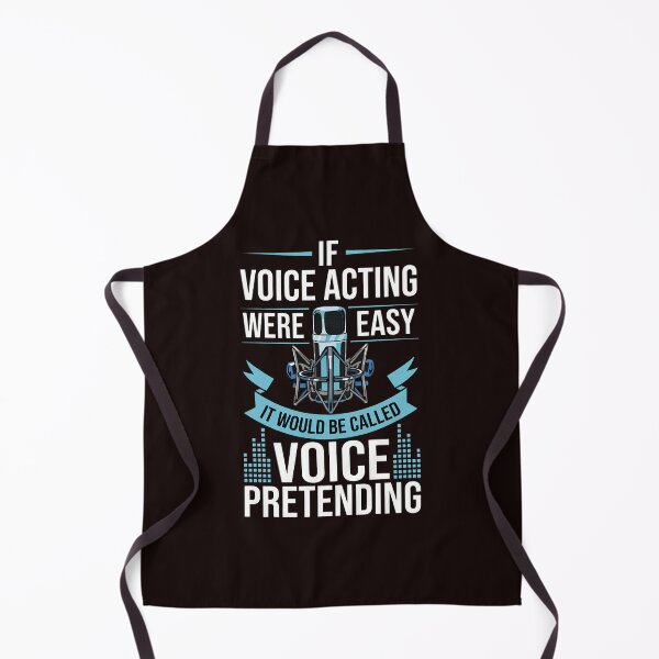 Item preview, Voice Acting Easy Pretending Microphone Funny Quote designed and sold by bisardpeak6.