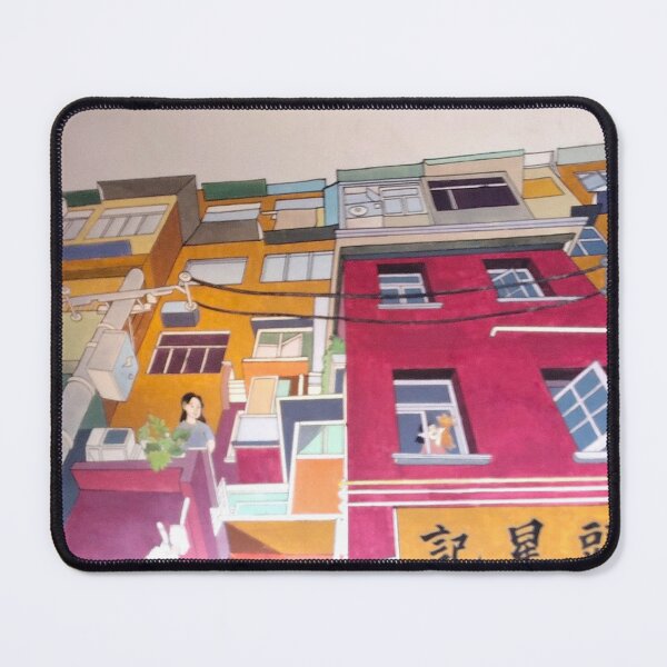 Item preview, Colorful Urban Alleyway Painting – Vibrant China Street Scene Art designed and sold by pbchan.