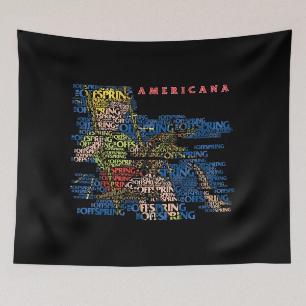 Item preview, Offspring AMERICANA font T-Shirt designed and sold by Tran Van Phong.