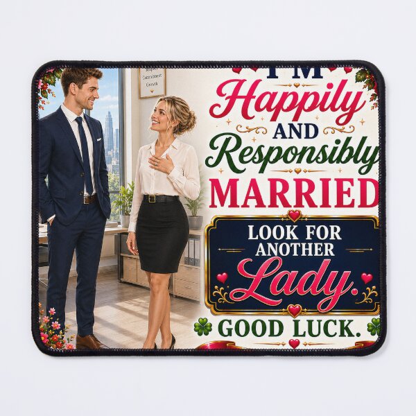 Item preview, I’m Happily and Responsibly Married – Look for Another Lady designed and sold by New Wave Artworks & Odds &Ends.