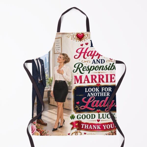 Item preview, I’m Happily and Responsibly Married – Look for Another Lady designed and sold by New Wave Artworks & Odds &Ends.