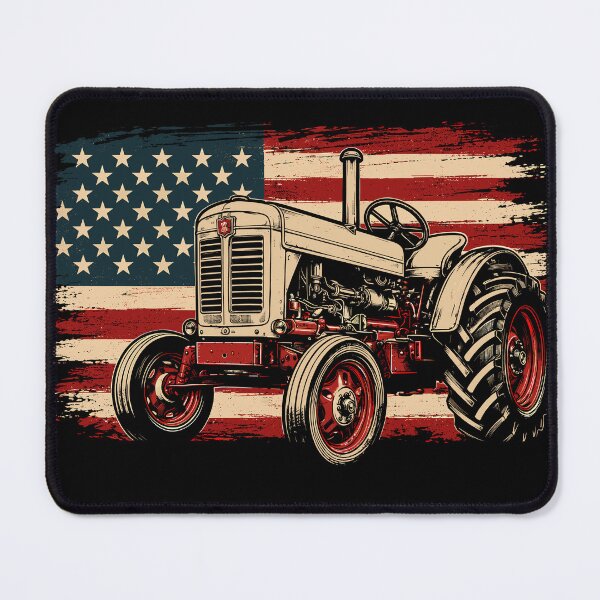 Item preview, Vintage Tractor American Flag Farm Patriotic Farmer designed and sold by Portes-Ruty.