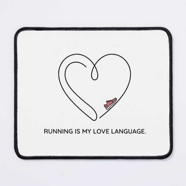 Item preview, Running Is My Love Language. designed and sold by RunningWhiskers.