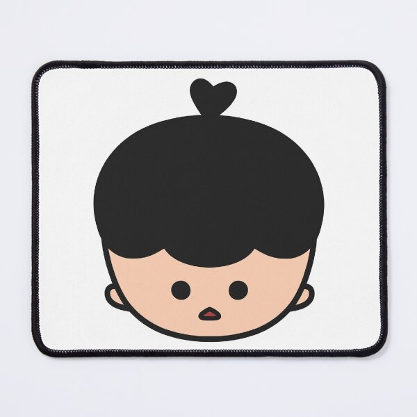 Item preview, Cute Little Boy with Straight Face - KURA designed and sold by KURA - Cozy inside.