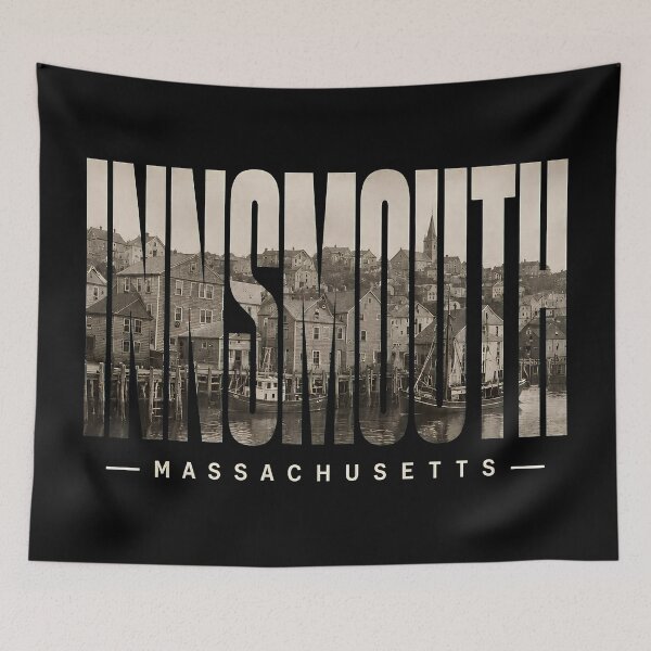 Item preview, Innsmouth Massachusetts | H.P. Lovecraft Vintage New England designed and sold by Extravanganzza.