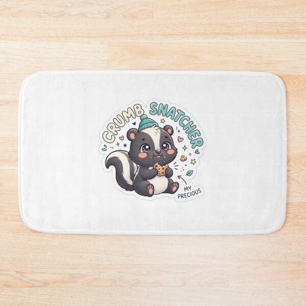 Item preview, Baby Skunk – Kawaii "Crumb Snatcher" Sticker designed and sold by Chipkooo.