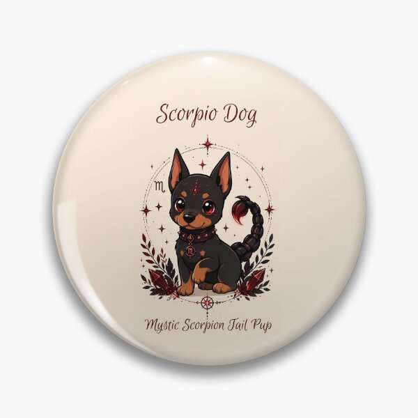 Item preview, Cute Scorpio Doberman Zodiac Water Sign Dog Astrology designed and sold by ChubbyGoong.