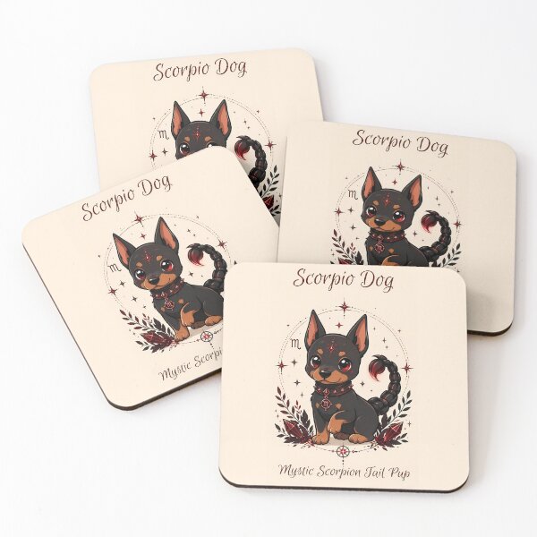 Item preview, Cute Scorpio Doberman Zodiac Water Sign Dog Astrology designed and sold by ChubbyGoong.