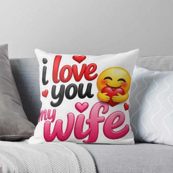 Item preview, I Love You My Wife Romantic Love Quote designed and sold by MR4me.