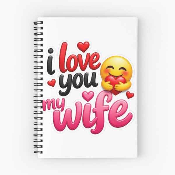 Item preview, I Love You My Wife Romantic Love Quote designed and sold by MR4me.