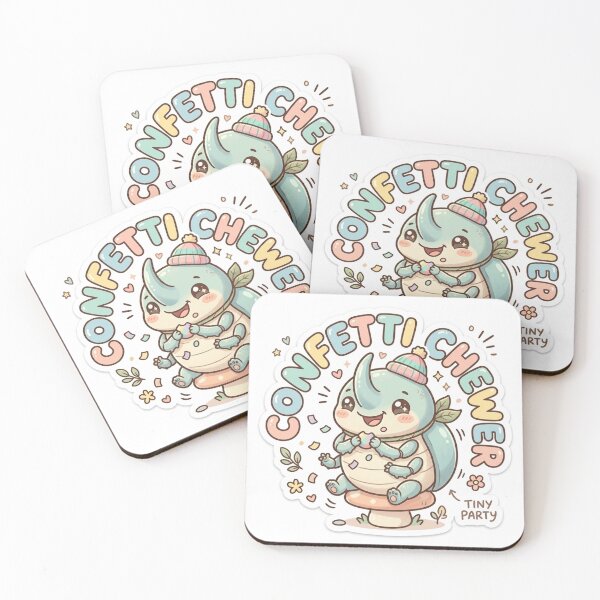 Item preview, Baby Beetle – Kawaii "Confetti Chewer" Sticker designed and sold by Chipkooo.