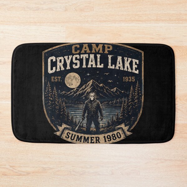 Item preview, Jason Voorhees Tshirts Camp Crystal Lake Friday The 13th Vintage Horror designed and sold by Hydlaaksmndriss.