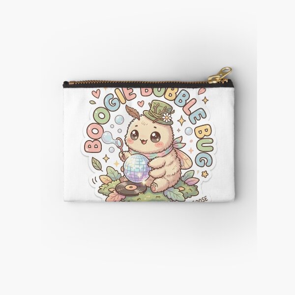 Item preview, Baby Moth – Kawaii "Boogie Bubble Bug" Sticker designed and sold by Chipkooo.