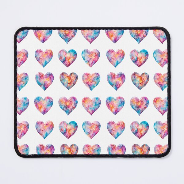Item preview, Alcohol Ink Style Hearts designed and sold by WillandWent.