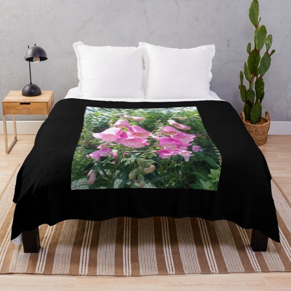 Item preview, Pink Foxglove Flowers in Hong Kong – Botanical Garden Photography designed and sold by pbchan.