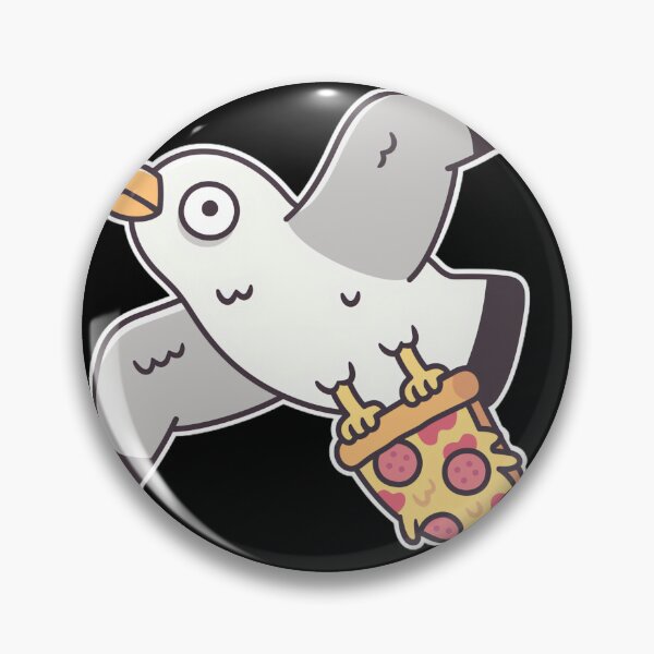 Item preview, Funny Seagull Flying Off With Pizza Slice | Perfect Gift For You And Friends designed and sold by angeldustartist.