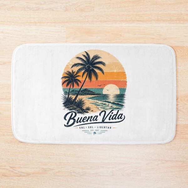 Item preview, Good Life – Vintage Tropical Beach | Retro Surf T-Shirt, Salt, Sun and Freedom designed and sold by victorstudioart.
