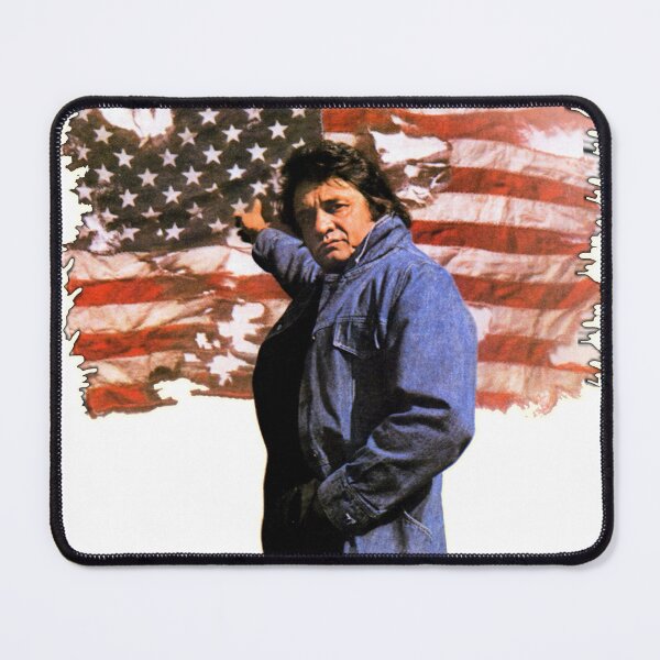 Item preview, /johnny cash ragged old flag designed and sold by peugene.