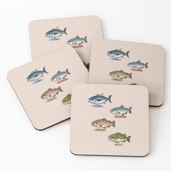 Item preview, Fishing fish types marine life pack designed and sold by fluffyfamcraft.
