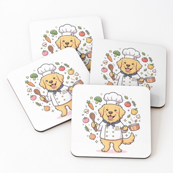 Item preview, Golden Chef Pup designed and sold by PictoVibe.