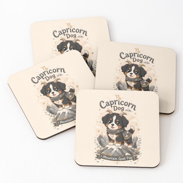 Item preview, Cute Capricorn Bernese Mountain Dog Zodiac Earth Sign Astrology designed and sold by ChubbyGoong.
