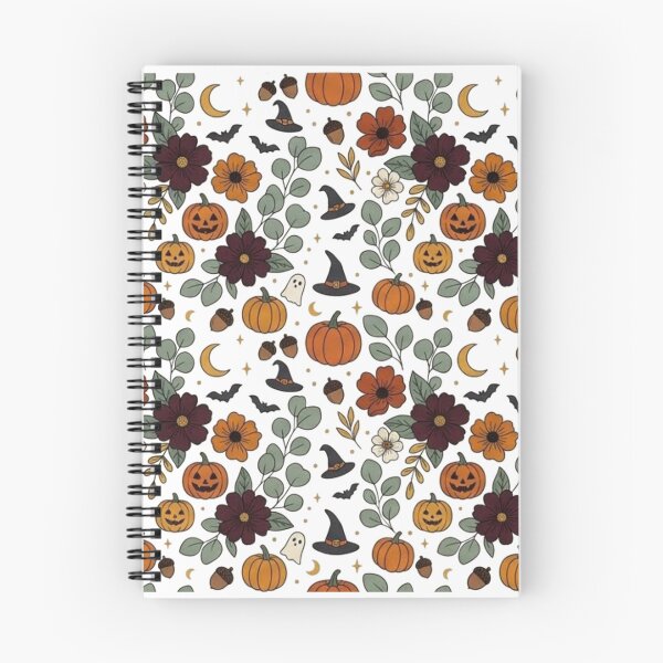 Item preview, Boho Halloween Floral Seamless Pattern designed and sold by Seasonal designs.
