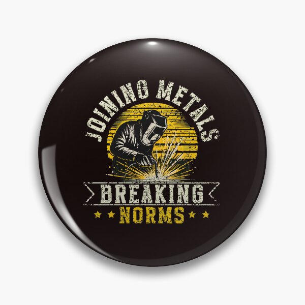 Item preview, Welder Joining Metals Breaking Norms Retro Graphic designed and sold by bisardpeak6.