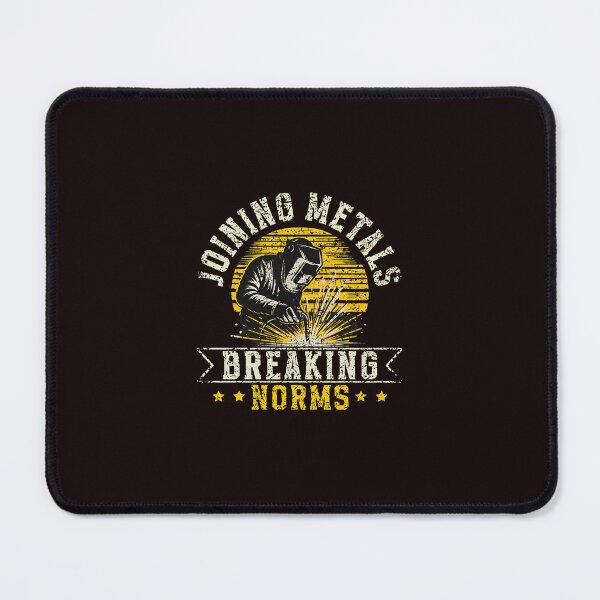 Item preview, Welder Joining Metals Breaking Norms Retro Graphic designed and sold by bisardpeak6.