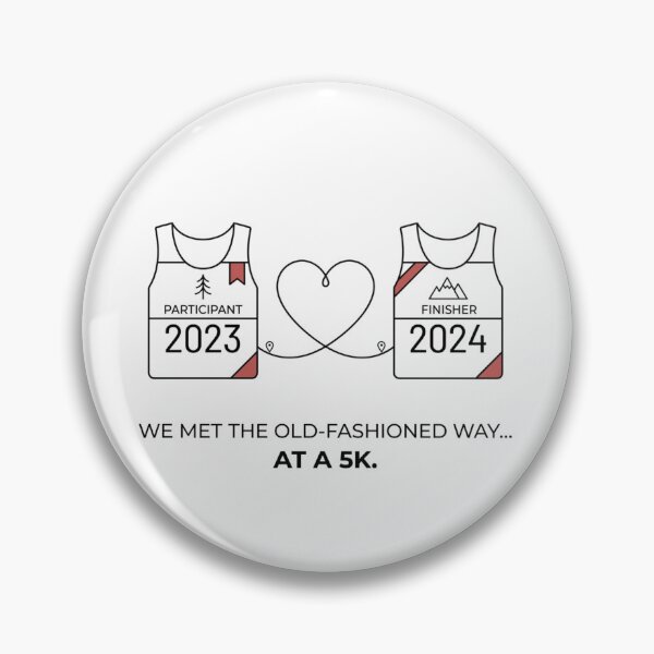 Item preview, We Met The Old-Fashioned Way... At A 5K designed and sold by RunningWhiskers.