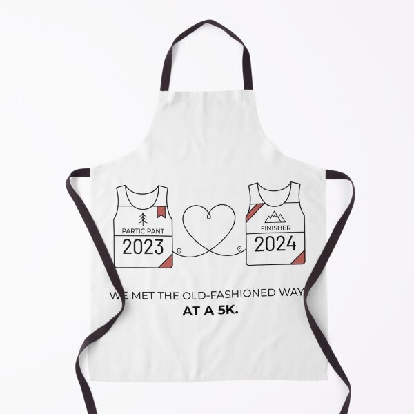 Item preview, We Met The Old-Fashioned Way... At A 5K designed and sold by RunningWhiskers.
