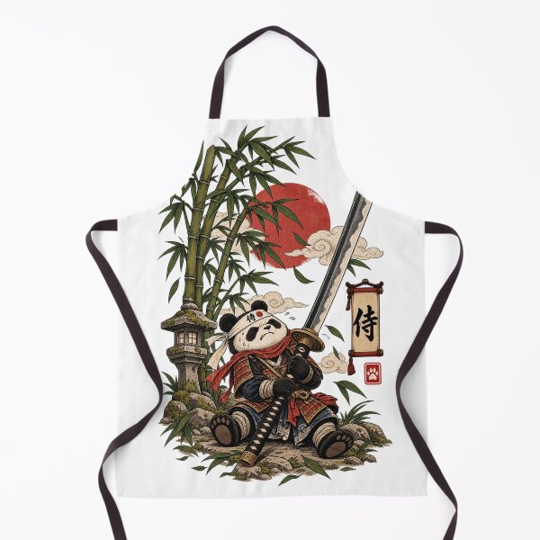 Item preview, The Panda with the Great Katana – Funny Japanese Samurai Panda designed and sold by Substance_life.