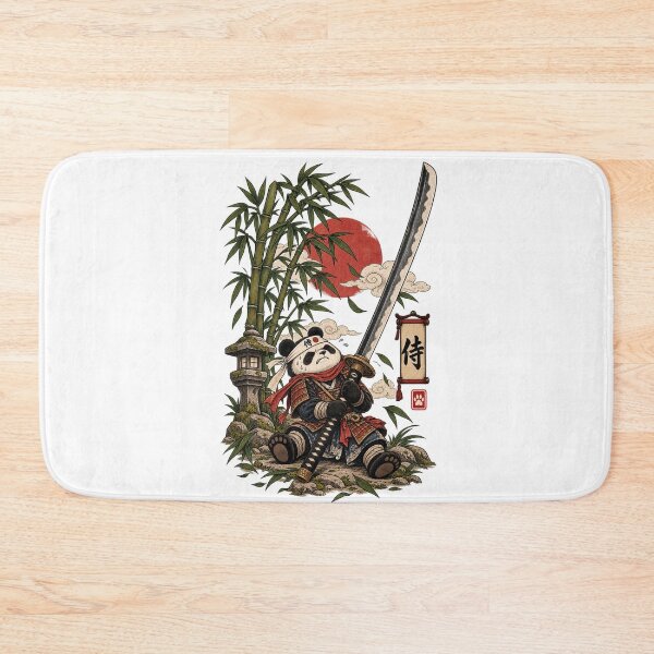 Item preview, The Panda with the Great Katana – Funny Japanese Samurai Panda designed and sold by Substance_life.