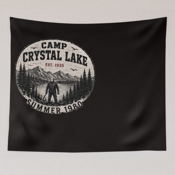Item preview, Jason Voorhees Tshirts Camp Crystal Lake Friday The 13th Halloween Horror designed and sold by Hydlaaksmndriss.