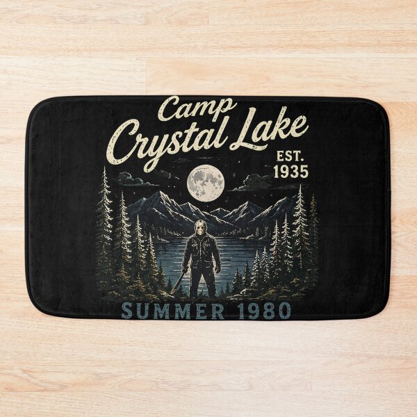 Item preview, Jason Voorhees Tshirts Camp Crystal Lake Vintage 80s Friday The 13th Horror Movie designed and sold by Hydlaaksmndriss.
